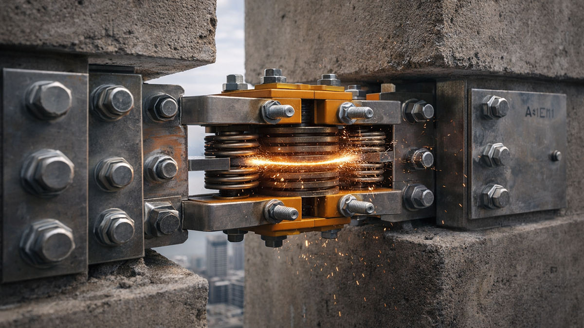 Científics creen un cilindre amb esferes d'acer que redueix l'impacte dels terratrèmols a edificis