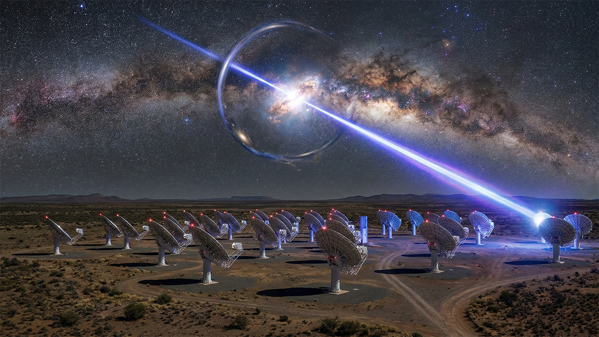 Detectan un láser gigante a 8.000 millones de años luz