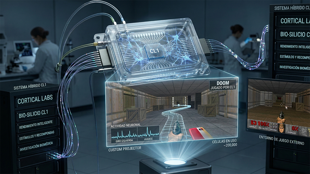 neuronas humanas juegan a videojuegos gracias a un chip biológico