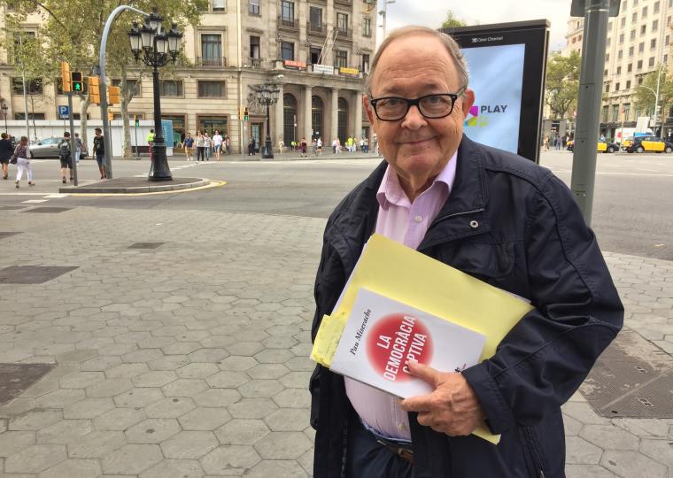 L'advocat Pau Miserachs és autor de 'La democràcia captiva', de Llibres de l'índex