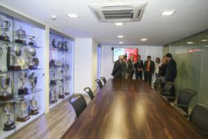 Despatx de la Federaci&oacute; Catalana de Futbol.