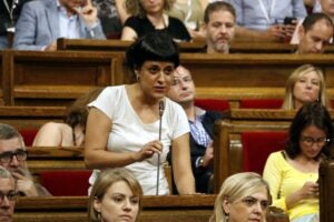 La diputada de la CUP Anna Gabriel
