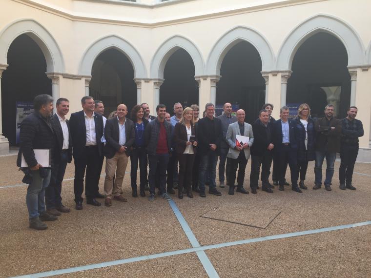 L'executiva de l'AMI, al Seminari de Tarragona on s'ha reunit aquest divendres al matí