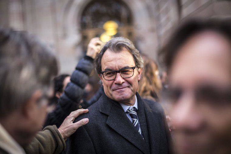 L'expresident de la Generalitat, Artur Mas, davant del TSJC