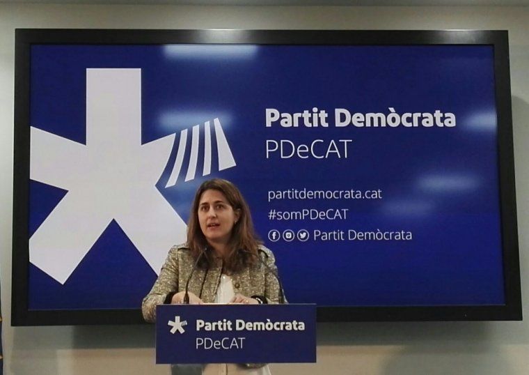 La coordinadora general del PDECat, Marta Pascal