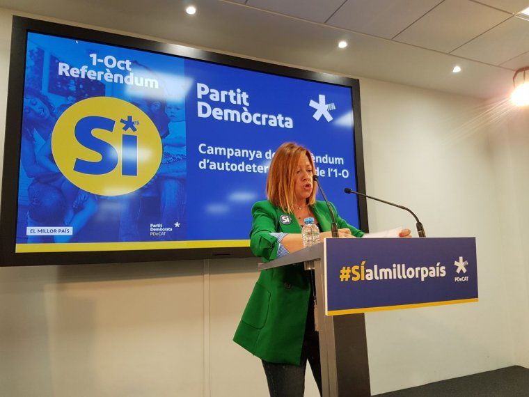 La diputada i alcaldessa del PDeCAT Montse Candini