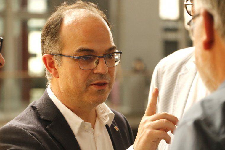 Primer pla del conseller de la Presidència, Jordi Turull