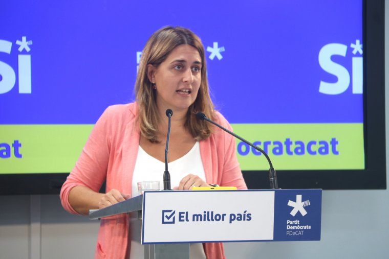 La coordinadora general del PDeCAT, Marta Pascal