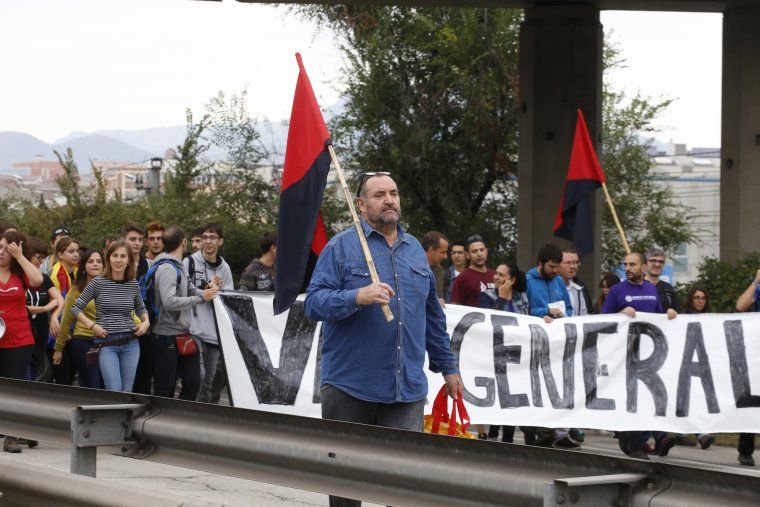 Matí de vaga general a Terrassa