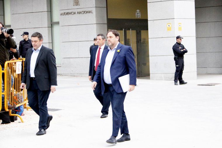Oriol Junqueras a l'Audiència Nacional