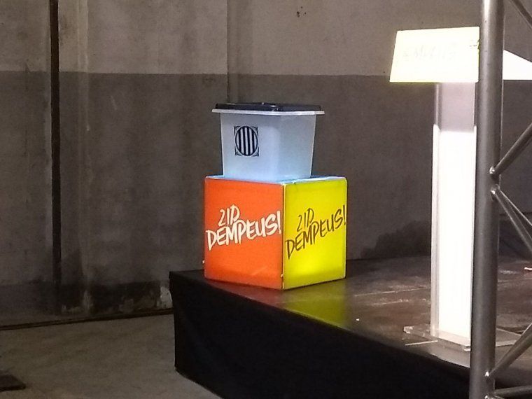 El referèndum de l'1-O i l'organització popular que el va permetre ha estat un dels elements centrals de la campanya de la CUP