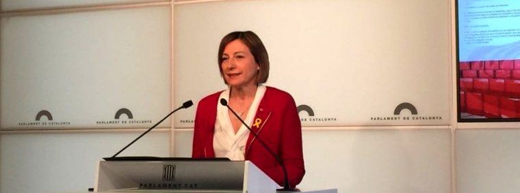 Forcadell, en la seva intervenció de comiat
