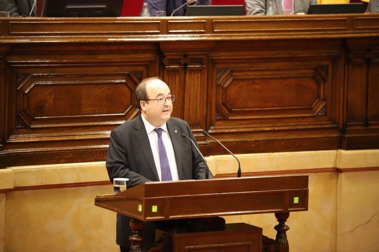 El líder del PSC, Miquel Iceta