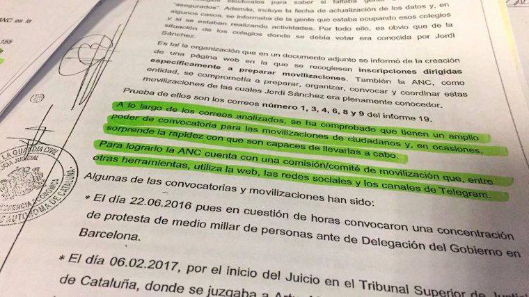 Part de l'atestat sobre l'ANC