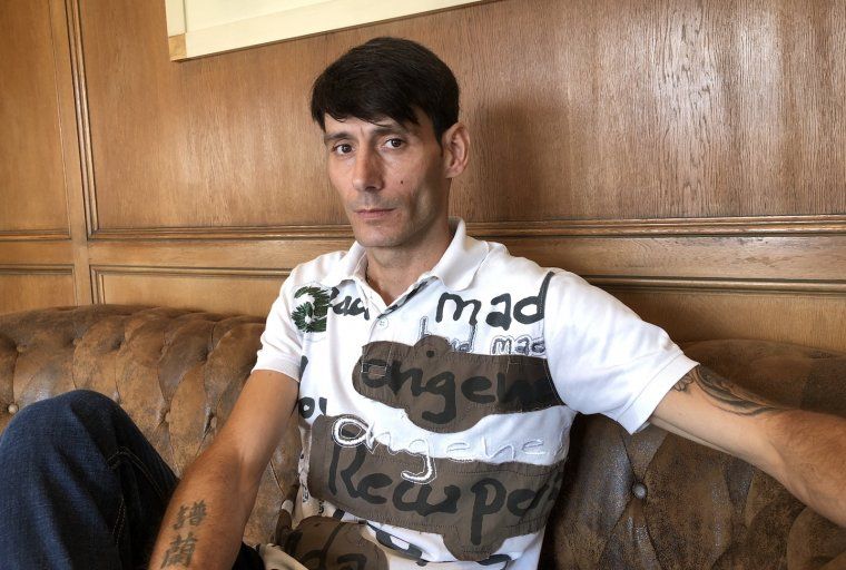 Sisco López, en un moment de l'entrevista