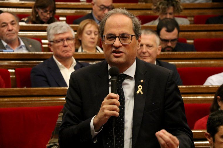 El president de la Generalitat, Quim Torra