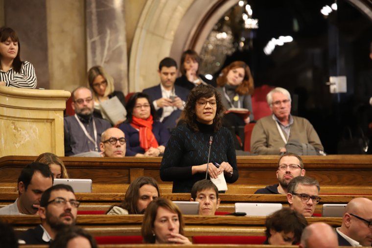 La diputada de la CUP Natàlia Sànchez