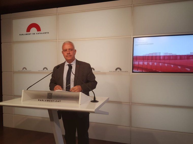 Santi Rodríguez al Parlament de Catalunya