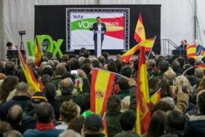 Serrano, en el míting final de campanya