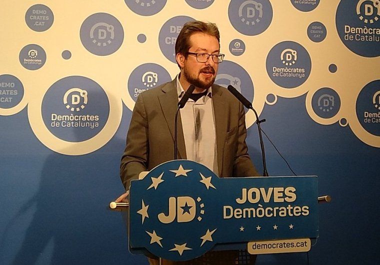 El portaveu de Joves Demòcrates, Jordi Planas