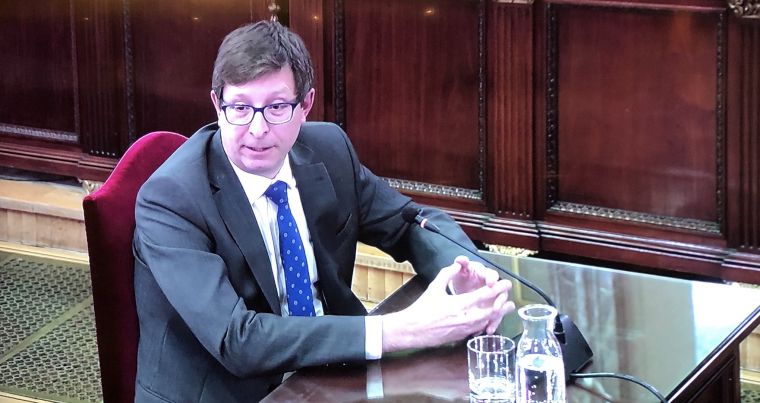 Carles Mundó, en la seva declaració