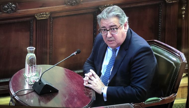 Zoido, en un moment de la seva intervenció