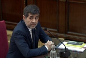 Jordi Sànchez declarant al Tribunal Suprem
