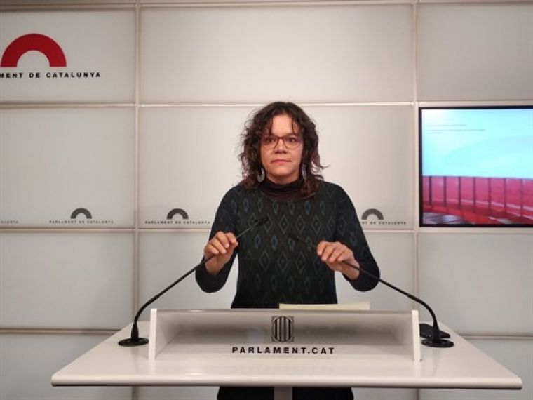 La diputada de la CUP Natàlia Sànchez