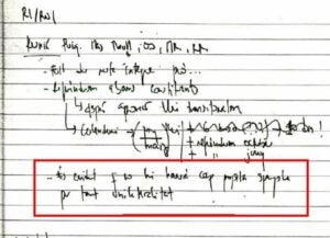 La frase de la Moleskine