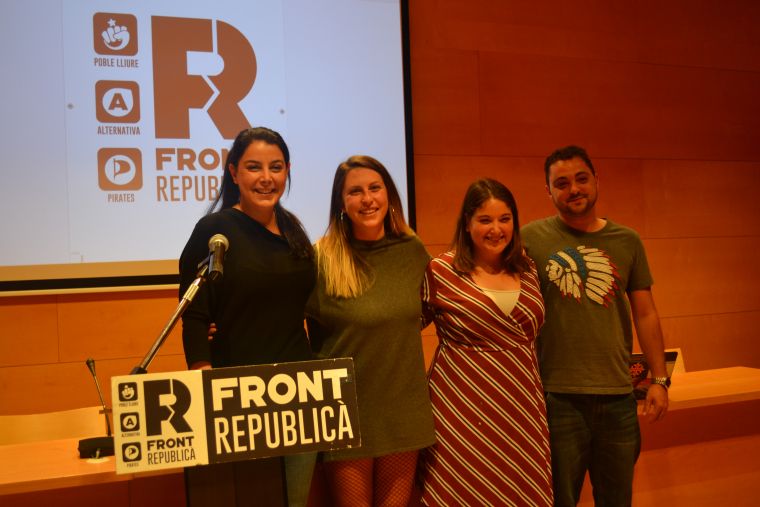 Cuatro de los candidatos de la lista de Frente Republicano