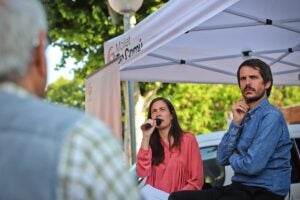 Ernest Urtasun a Mollet del Vall&egrave;s (JORDI BORR&Agrave;S)