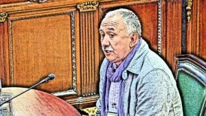 Josep Maria Álvarez en un moment de la testifical