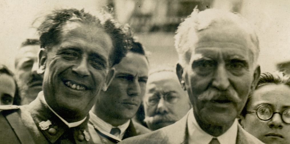 Enric Pérez Farràs amb Macià l'any 1933
