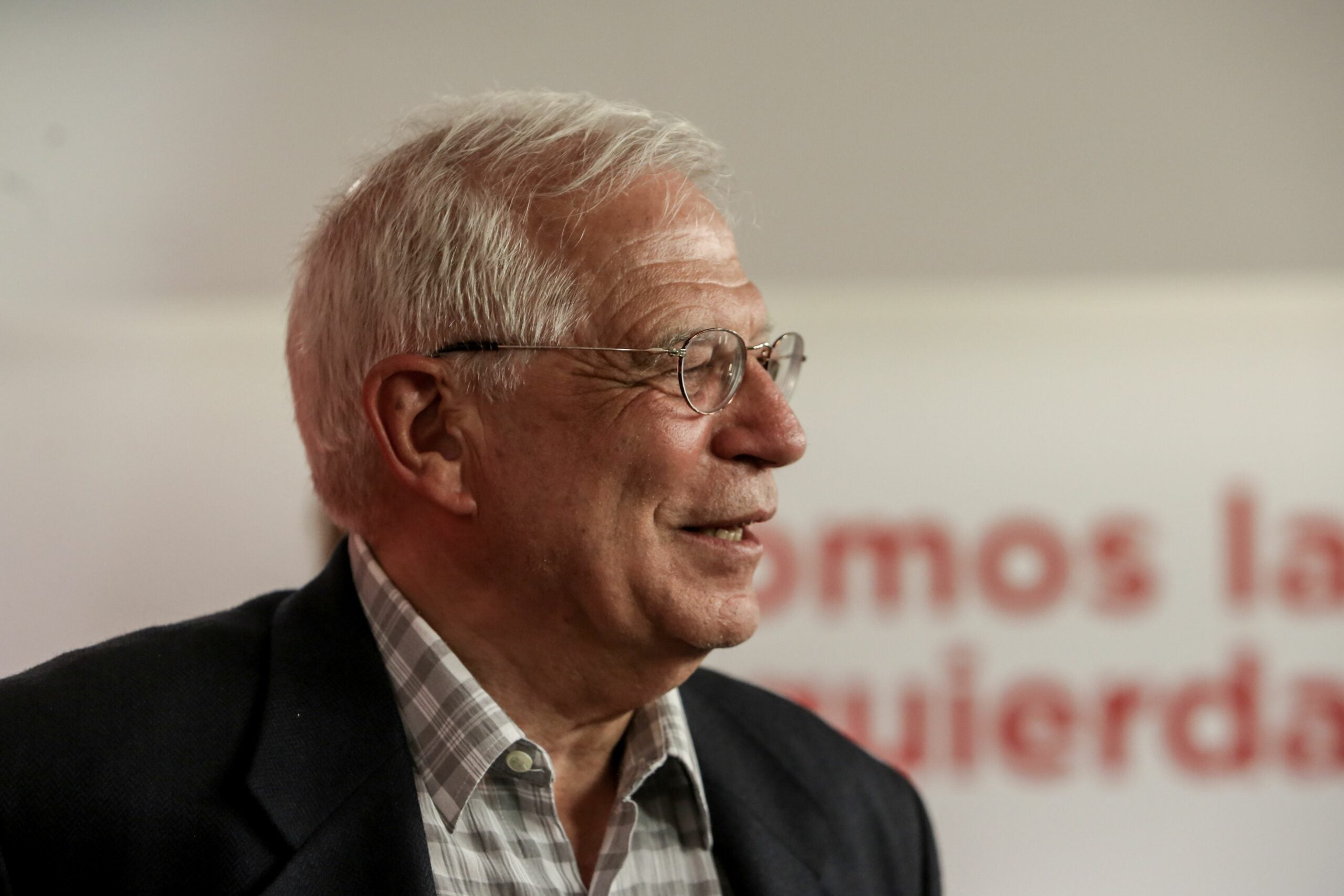 El cap de llista al Parlament Europeu del PSOE, Josep Borrell
