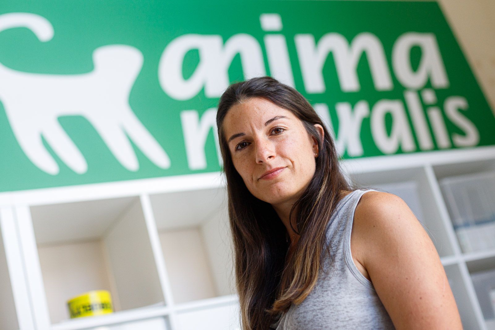 Aïda Gascón, en un moment de l'entrevista