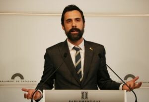 El president del Parlament, Roger Torrent