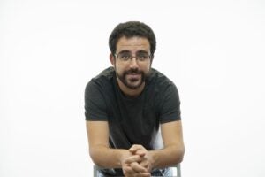 El periodista Joan Canela (Lluïso Llorenç)