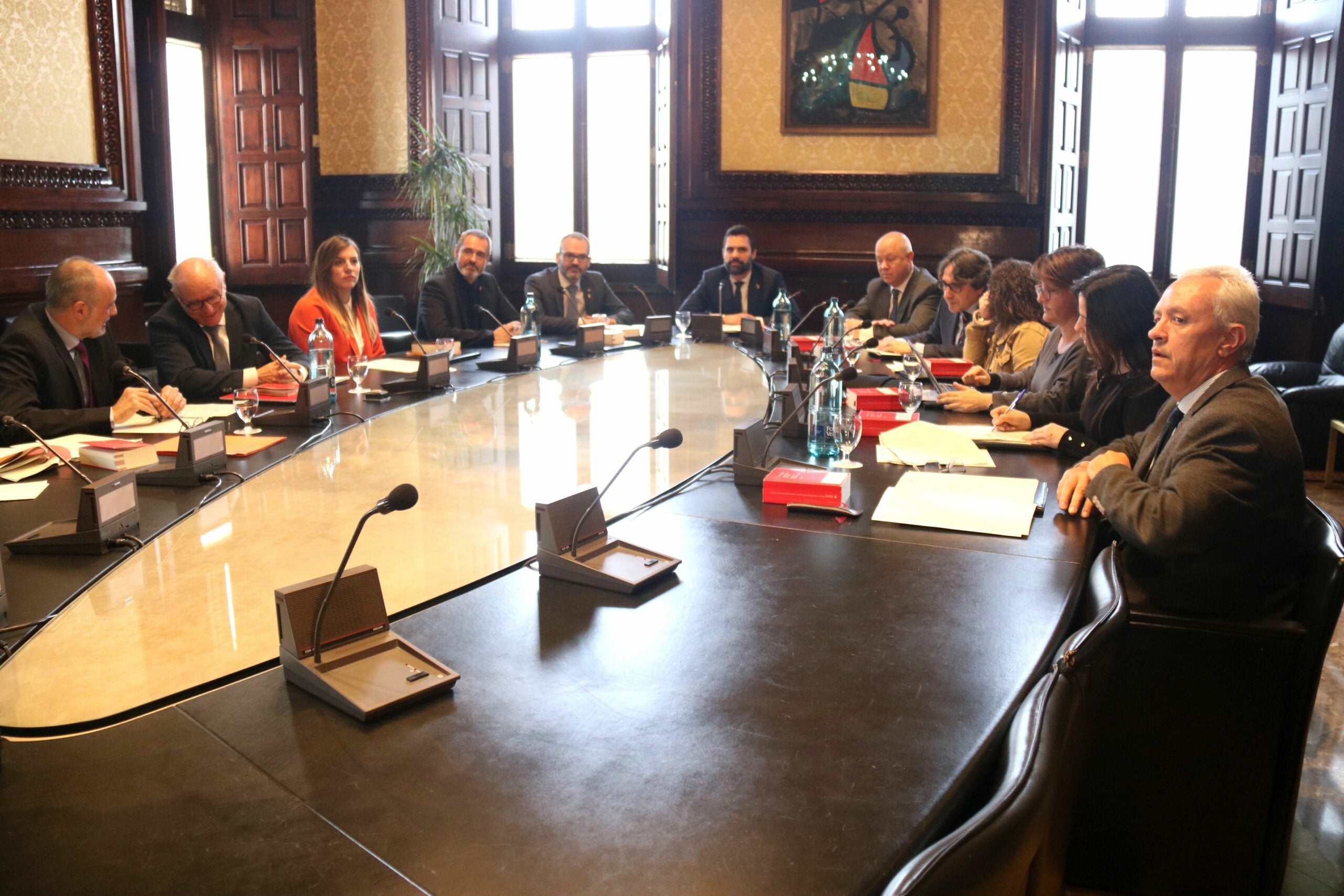 Reunió de la Mesa del Parlament