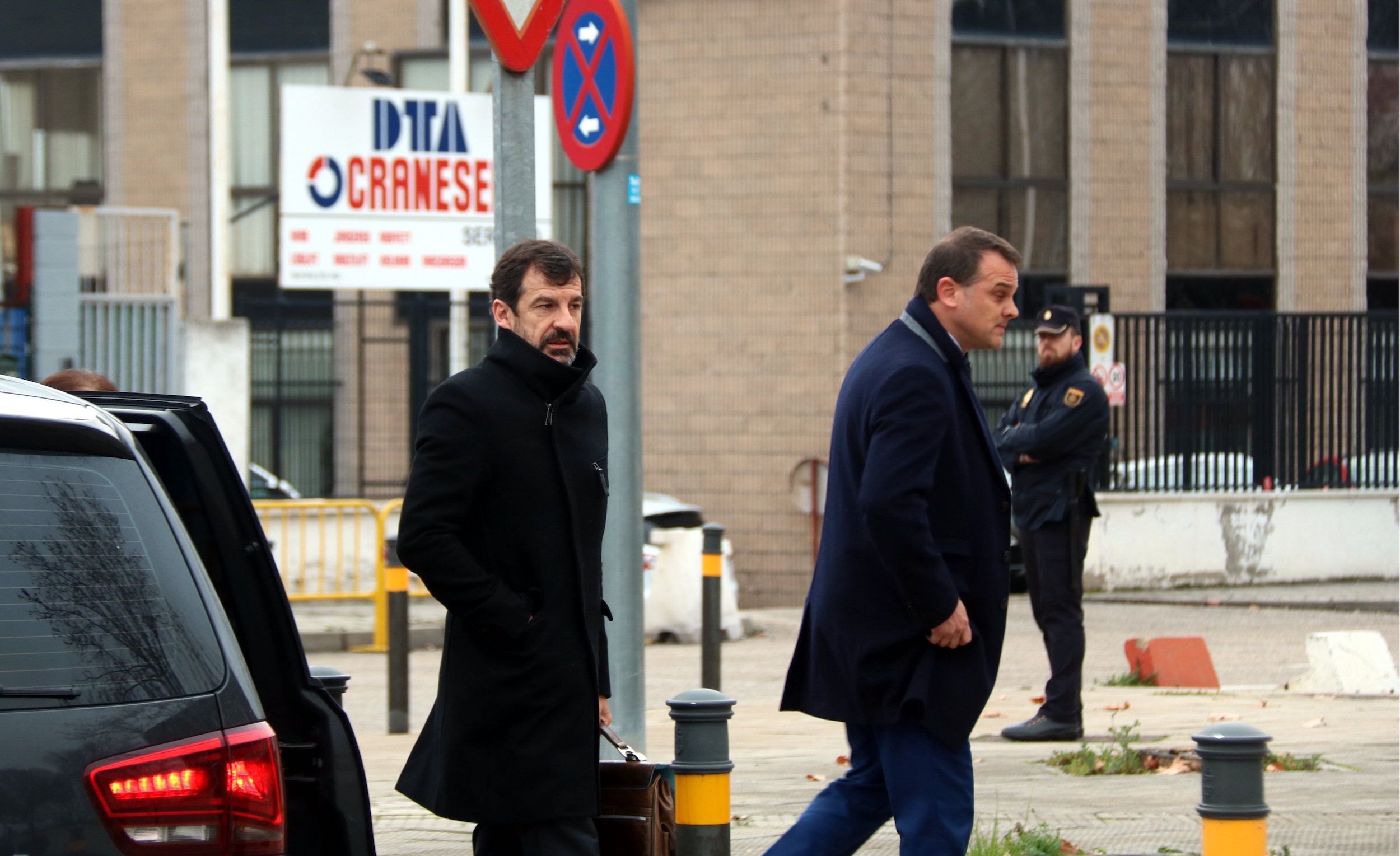 Ferran López, en arribar a l'Audiència Nacional