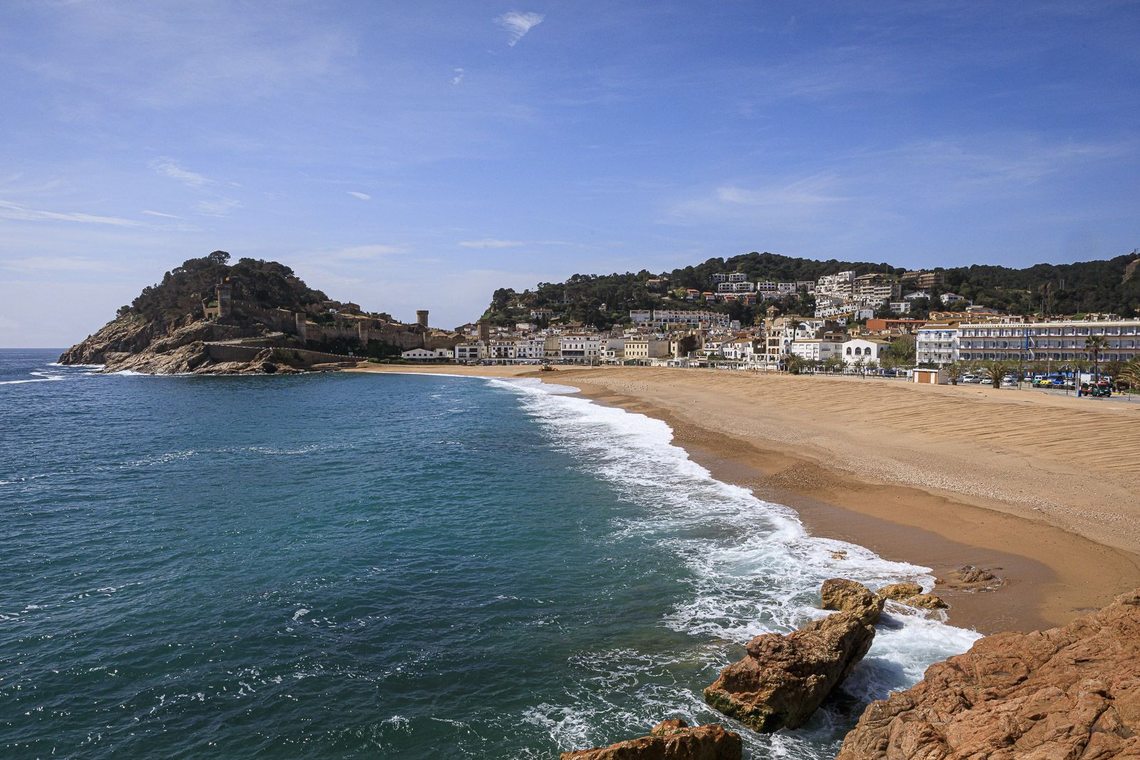 L'Skyline de Tossa de Mar, solitari, en una imatge d'arxiu