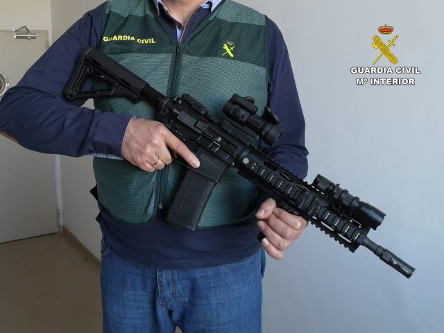 Una de les armes de darrera generació confiscades/GC
