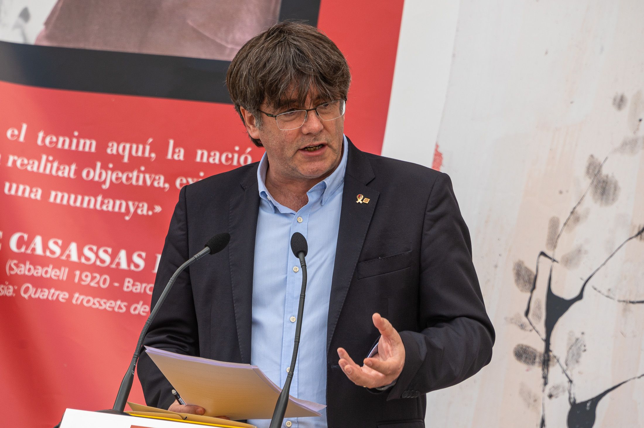 CarlesPuigdemont a Prada de Conflent fa una setmana/J.M. Montaner