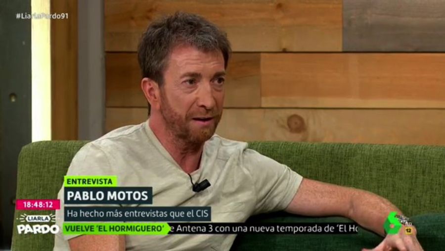 Pablo Motos, cr?tic amb els pol?tics a 'Liarla Pardo' La Sexta