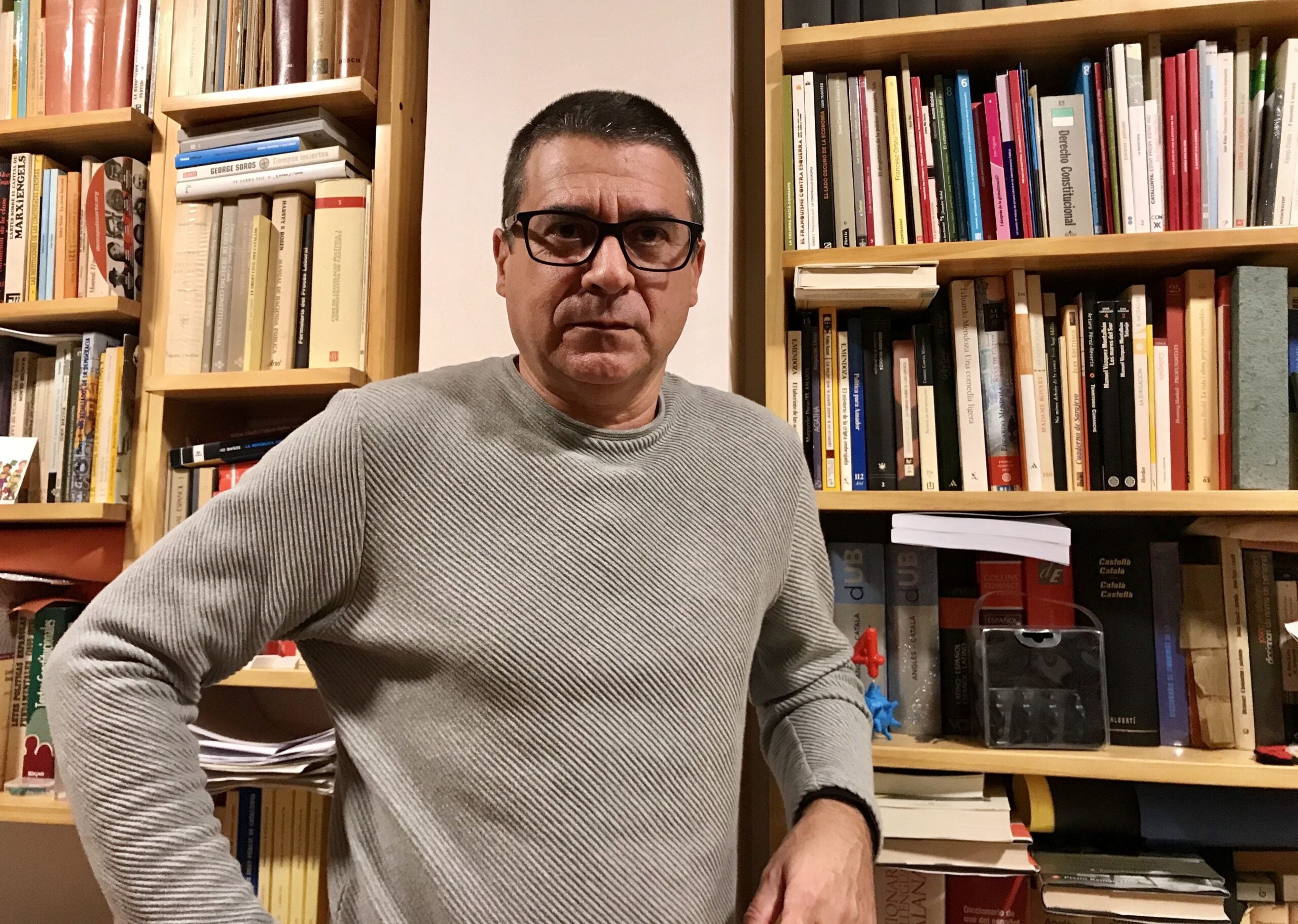 Jordi Matas, en un moment de l'entrevista