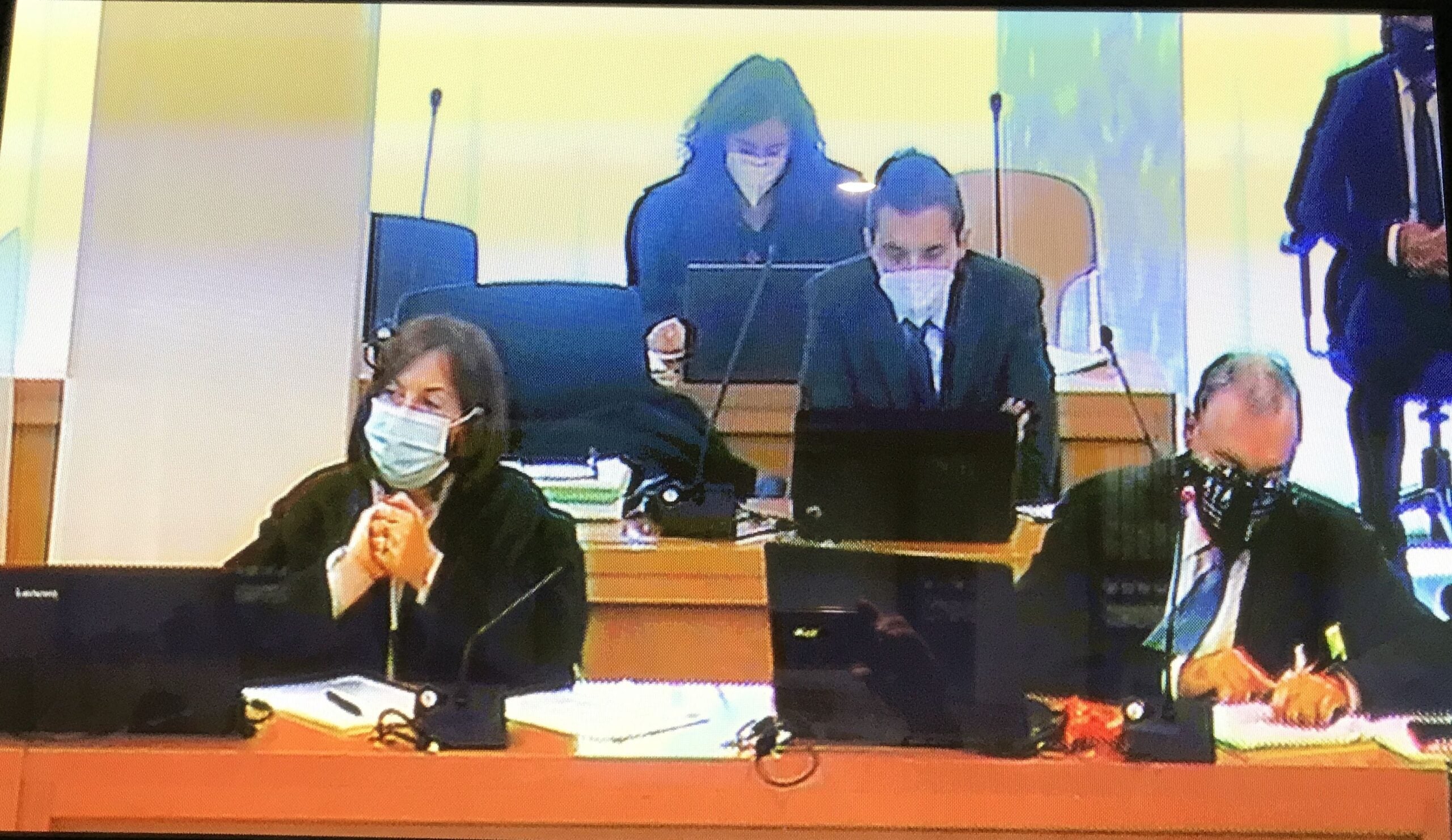 Una imatge del tribunal aquest matí