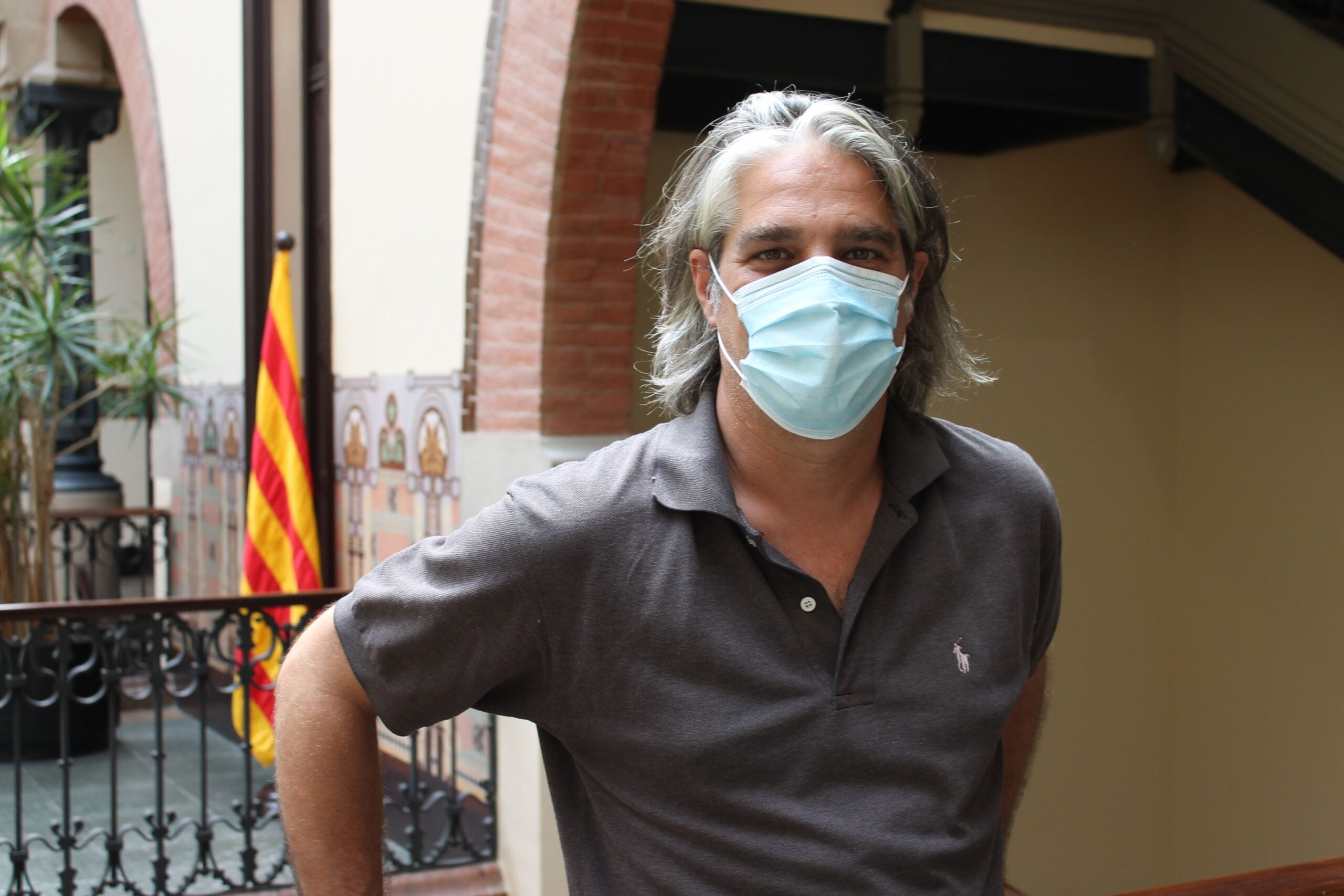 El director de la Unitat de Seguiment del coronavirus a Catalunya, Jacobo Mendioroz