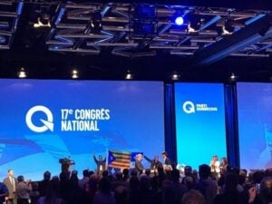 1-O.- El Partit Quebequ?s aprova una resoluci? a favor del refer?ndum catal?