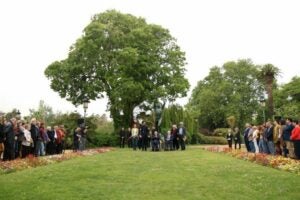 Acte de commemoració del 73è aniversari de la fi de la Segona Guerra Mundial al parc de la Ciutadella