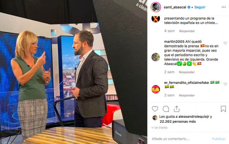 &Aacute;lex Lequio dona suport a VOX