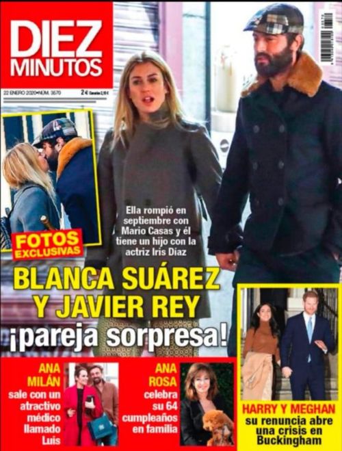 Blanca Suárez i Javier Rey, parella sorpresa a la portada de 'Diez Minutos'